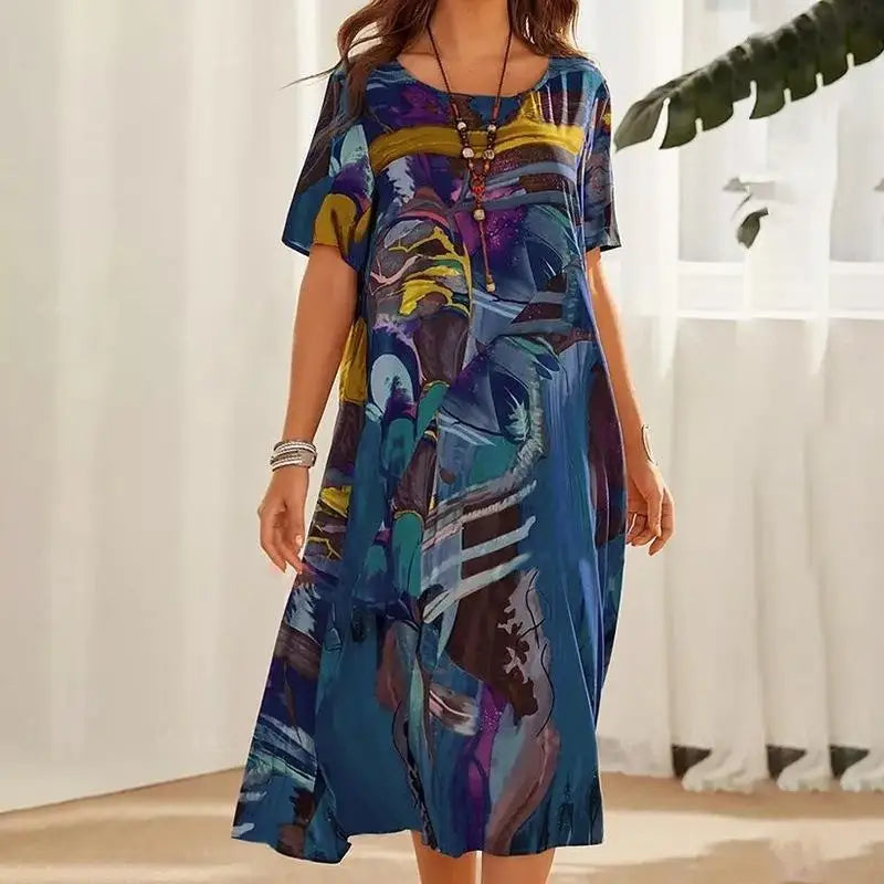 Ella Artistic Colourful Dress