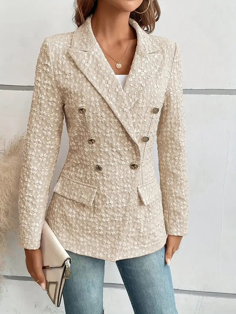 Emily Textured Floral Blazer