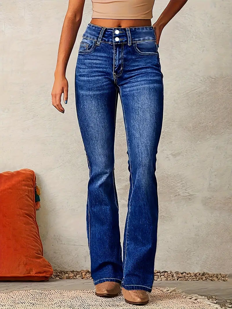 Riley High-Rise Flare Jeans