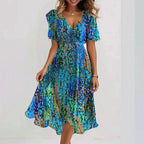 Lila Tropical Vibes Maxi Dress