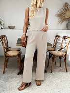 Leah Tie-Back Ruffle Hem Set