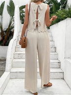Leah Tie-Back Ruffle Hem Set