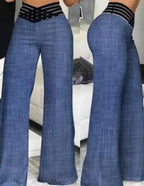 Lydia High Waist Wide-Leg Trousers