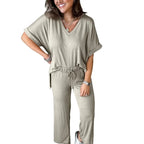 Clara Relaxed Wide-Leg Lounge Set