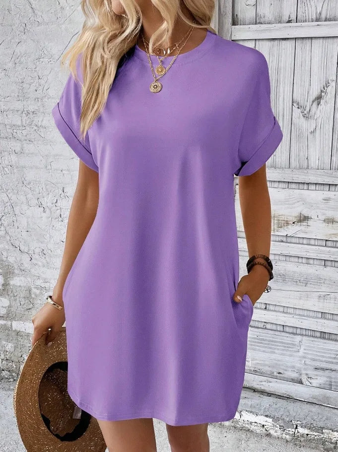 Lila Casual Comfort Dress