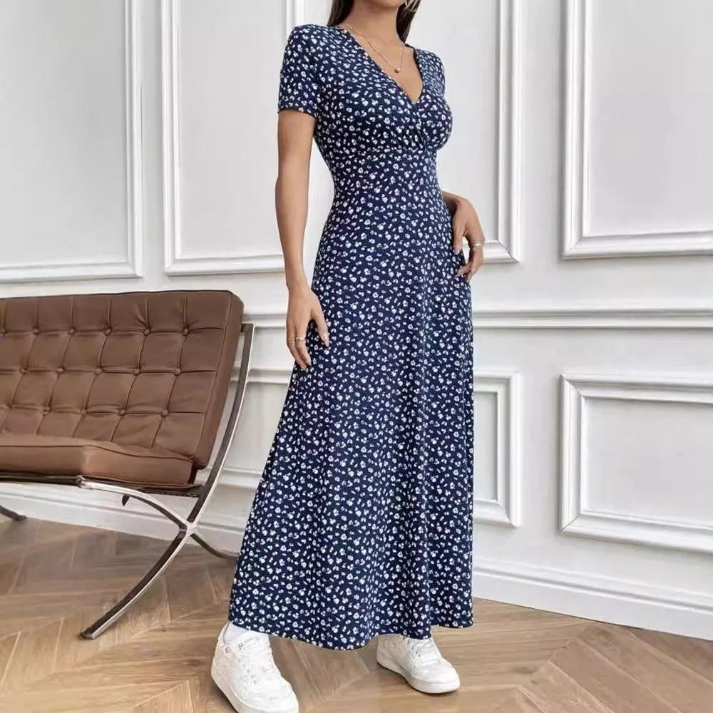 Luna Soft Bloom Maxi Dress