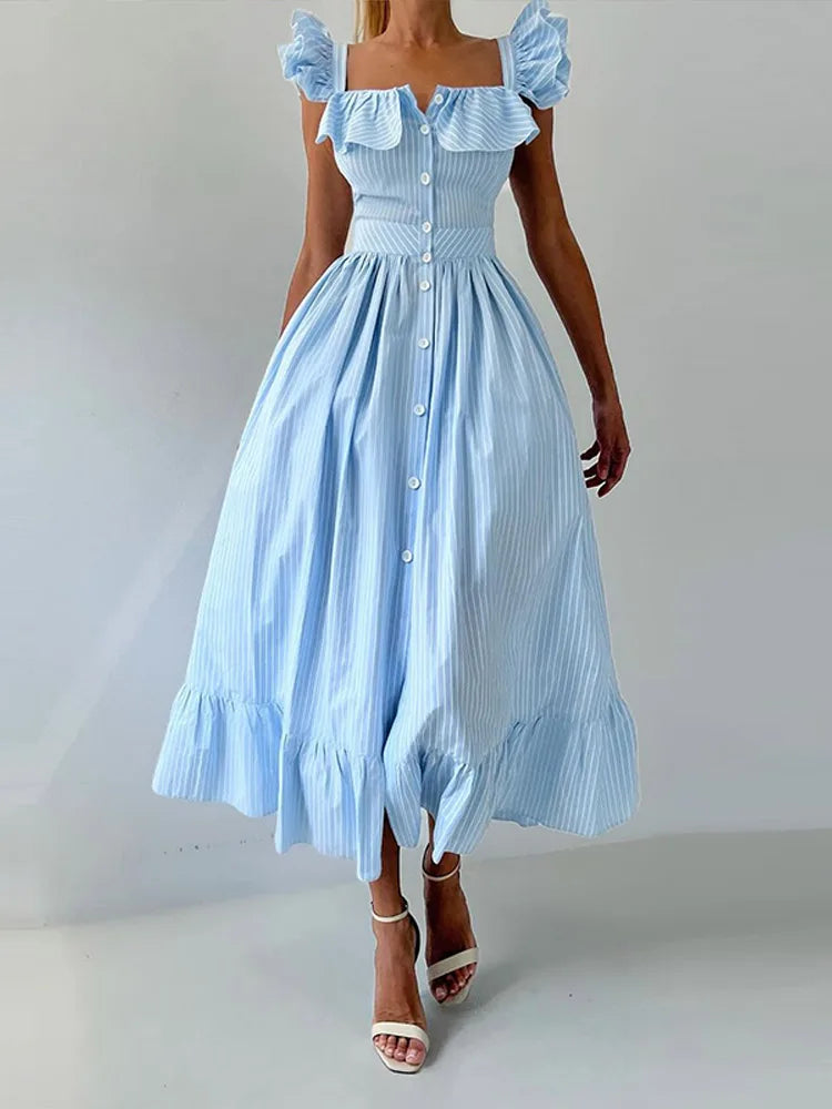 Aveline Elegant Split Dress