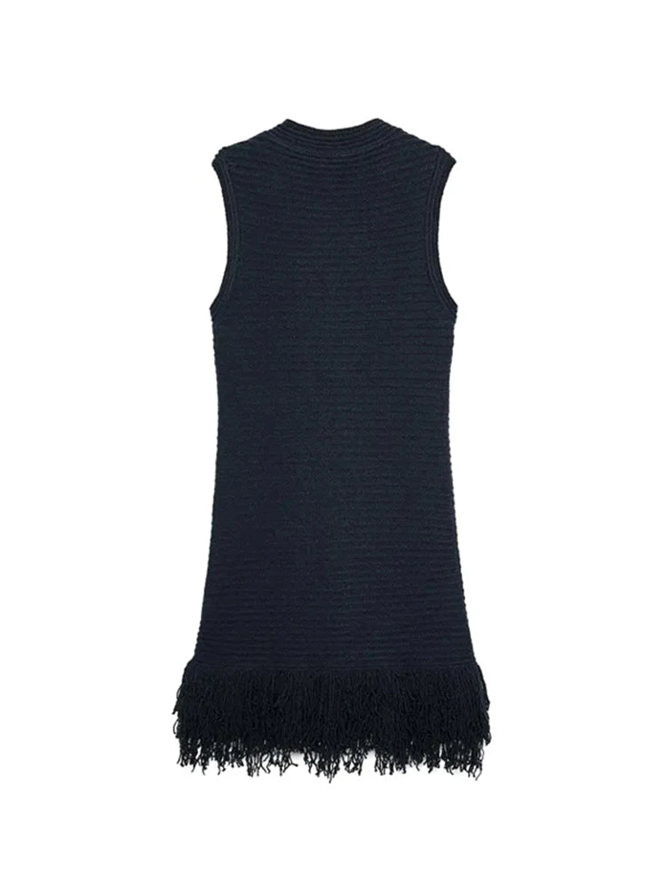 Aurelia Fringe Hem Dress