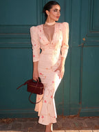 Selena Floral Patchwork Maxi Dress