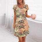 Sophia Elegant Printed Dress