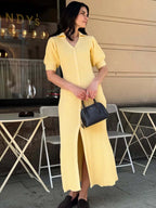 Selene Patchwork Cardigan Dress