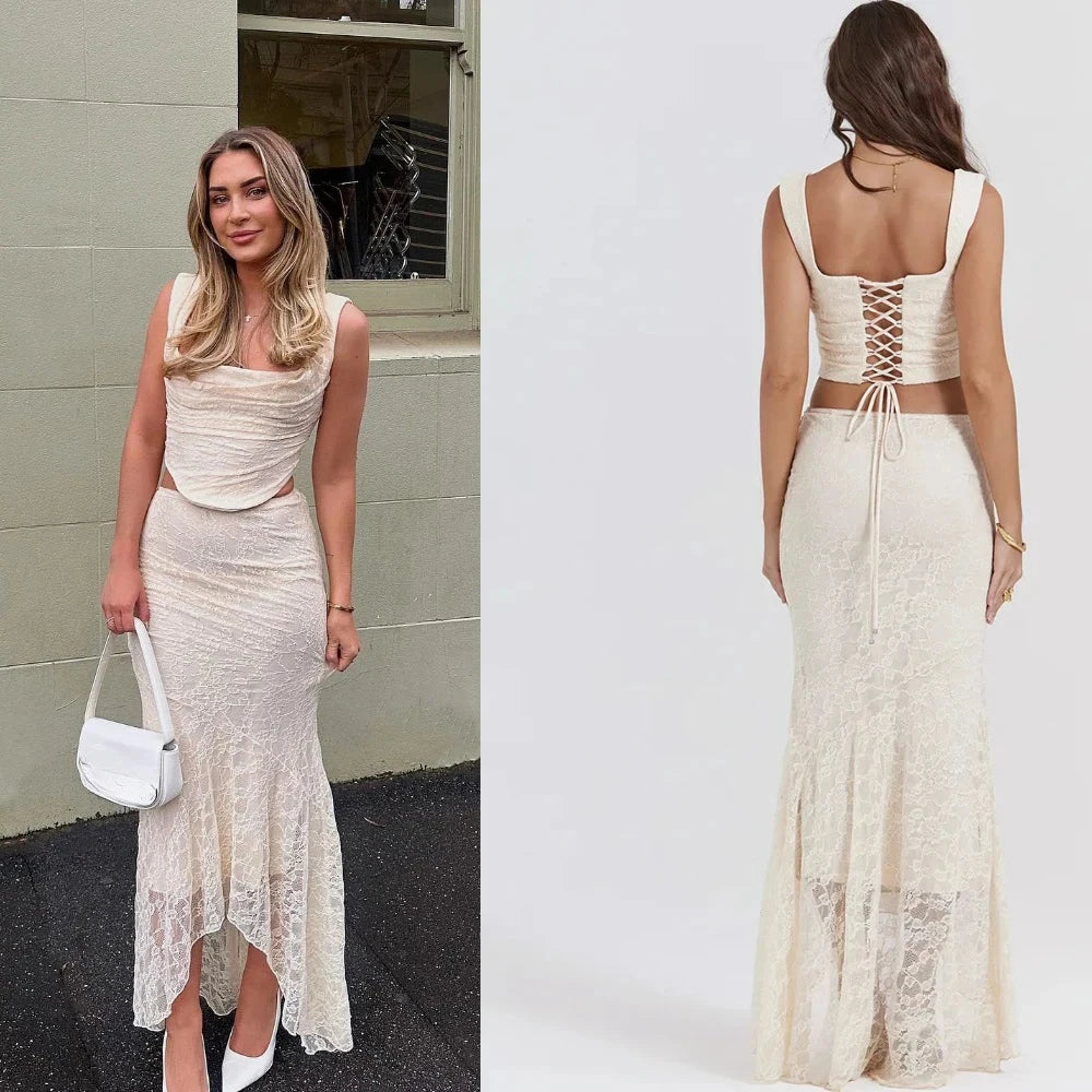 Alessia Elegant Two-Piece Dress Set