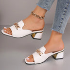 Valencia Soft Gold Heel Sandal