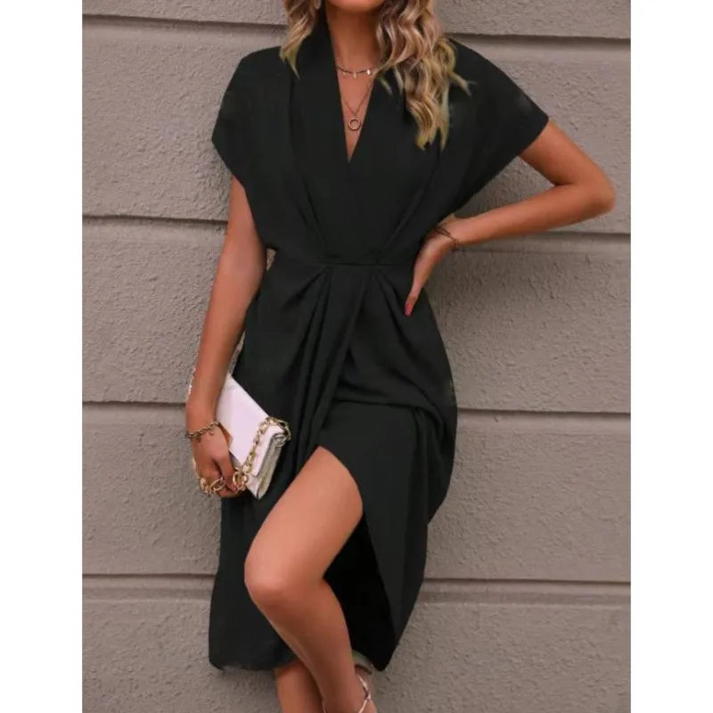 Ella Elegant Wrap Dress