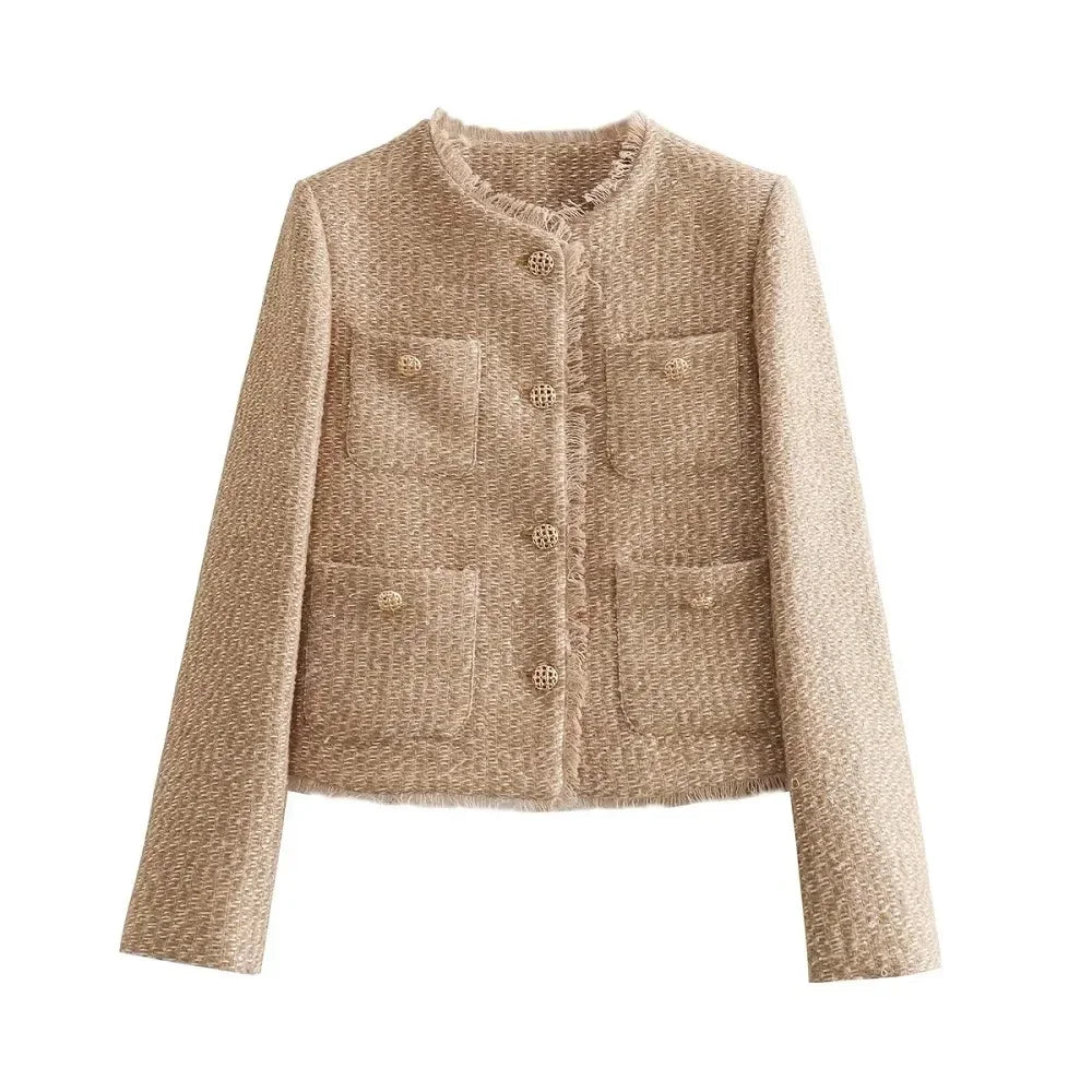 Amelia Textured Elegance Blazer