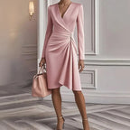 Mia Autumn Pleated Dress