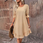 Chloe Ruffle Hem Dress