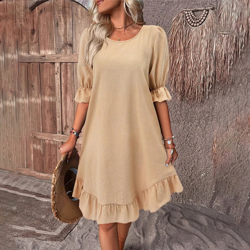 Chloe Ruffle Hem Dress