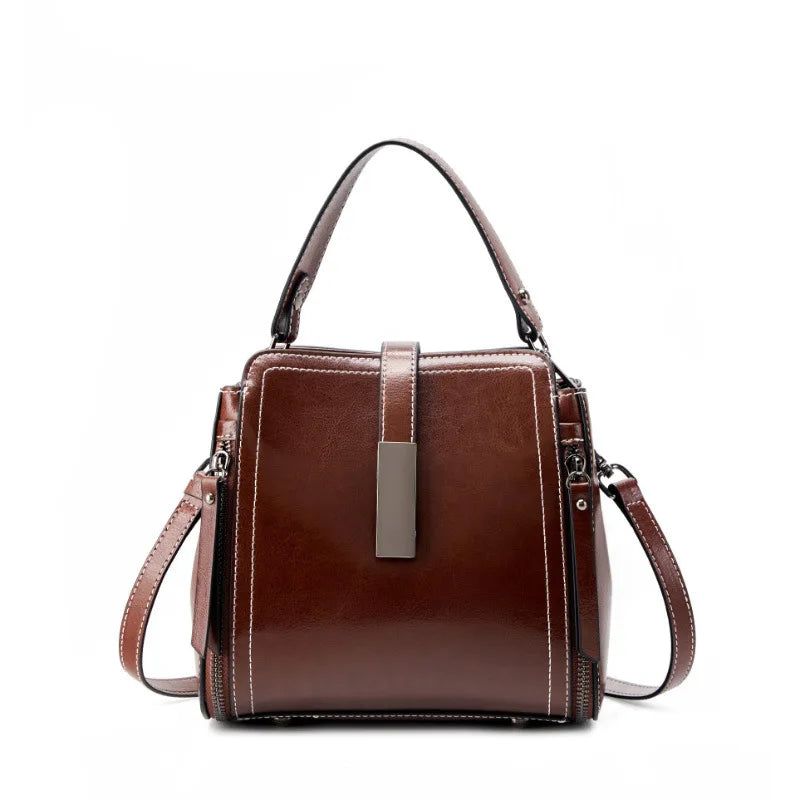 Claudia Vintage Leather Shoulder Bag