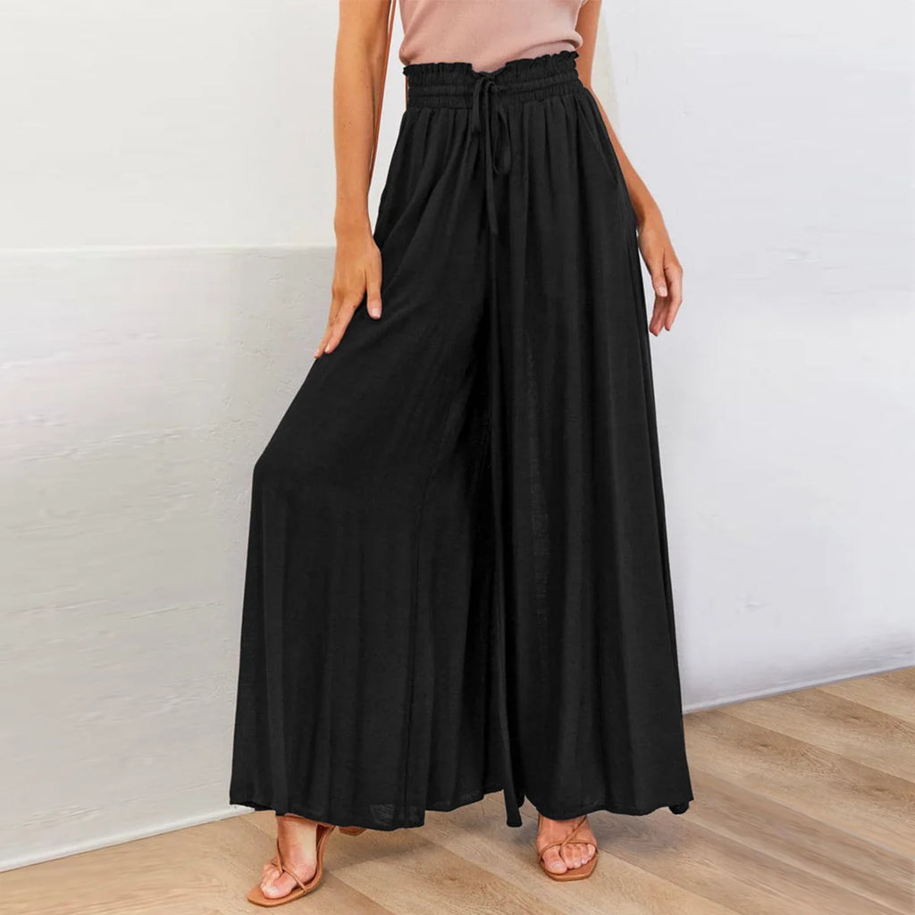 Miranda Luxe Wide-Leg Resort Pants