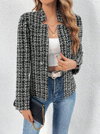 Charlotte Textured Tweed Blazer