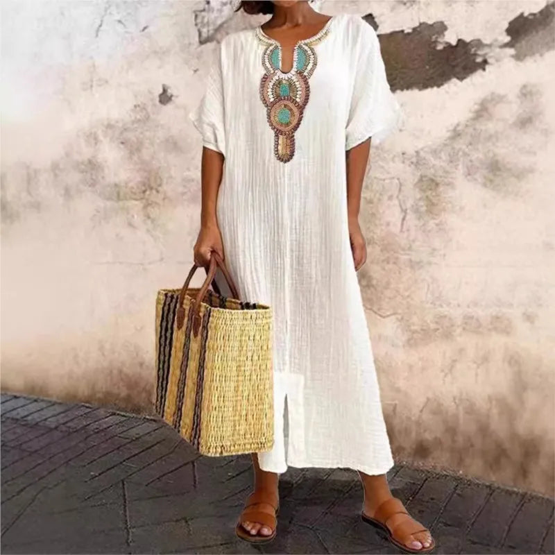 Lila Boho Soul Maxi Dress