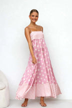 Juliette Backless Print Dress