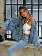 Lila Vintage Denim Jacket