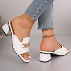 Valencia Soft Gold Heel Sandal