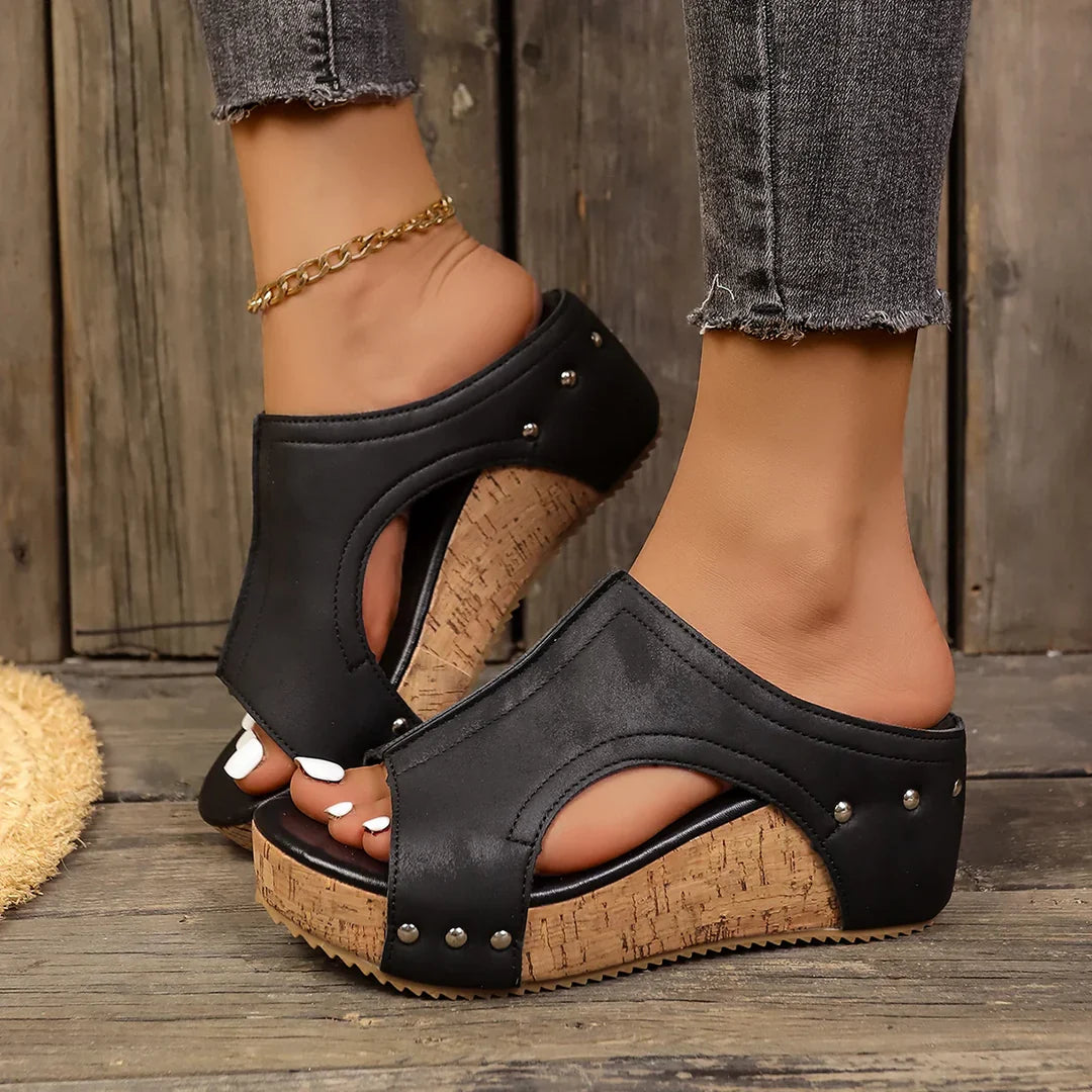 Sora Slip Stud Wedges