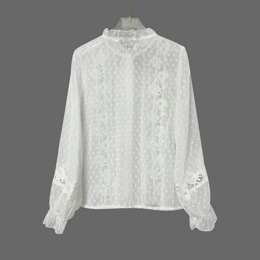 Lilienne Snow Bloom Blouse