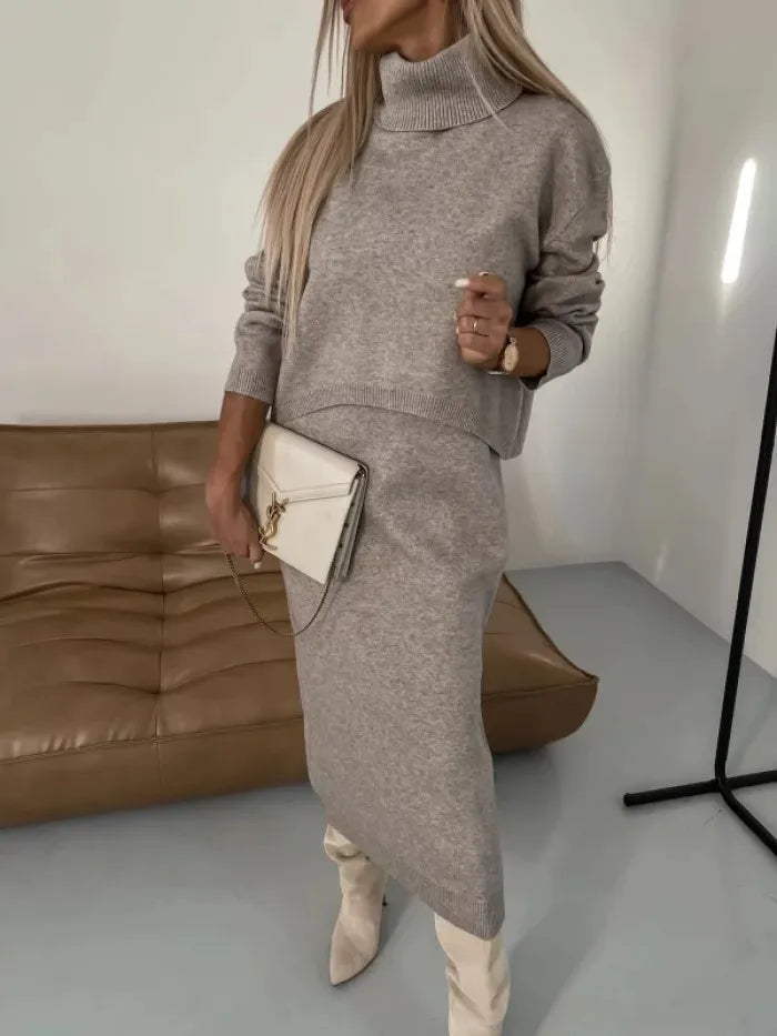Lila Cozy Knit Set