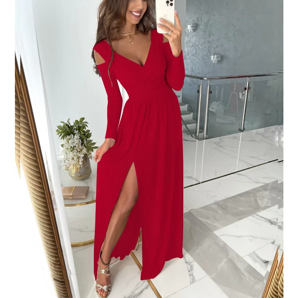 Amara Scarlet Elegance Dress