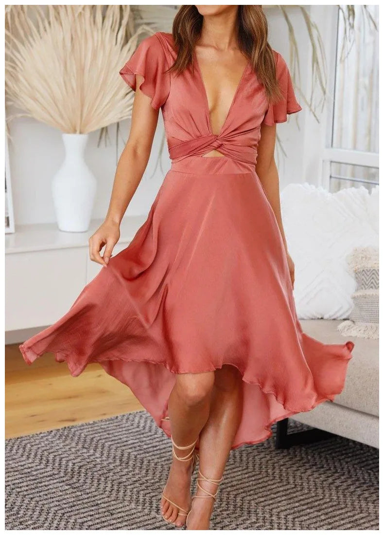 Isabella Soft Wrap Dress