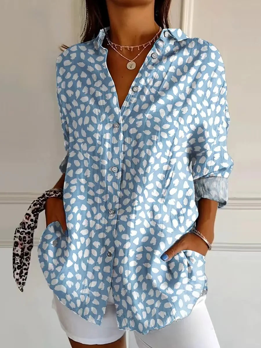 Isla Wave Print Shirt