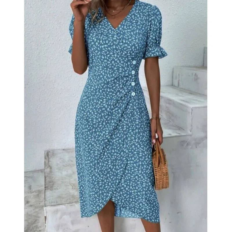 Chloe Blossom Wrap Dress