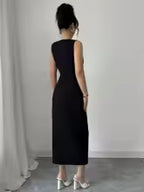 Clara Chic Bow Vest Dress
