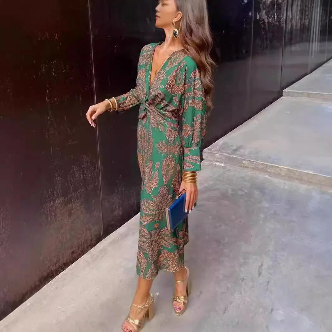Mia Botanical Elegance Dress