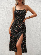 Eliza Polka Dot Midi Dress