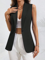 Isabelle Sleeveless Suit Blazer