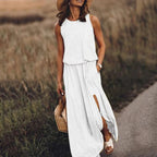 Harper Sleeveless Tiered Maxi Dress