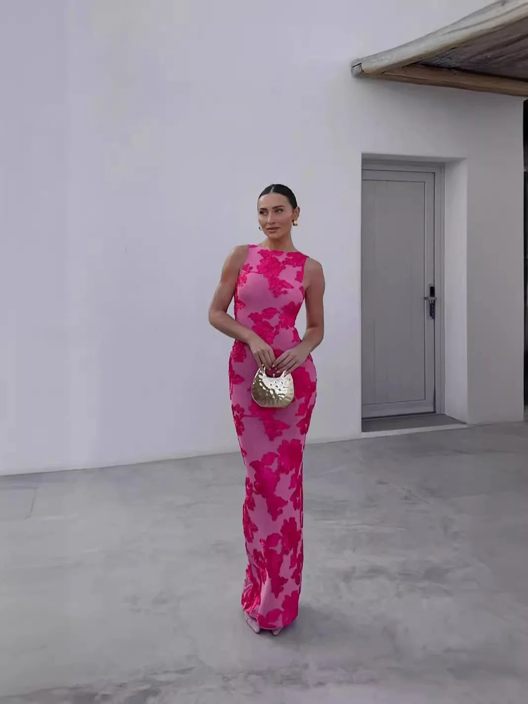 Aria Elegant Embroidery Dress