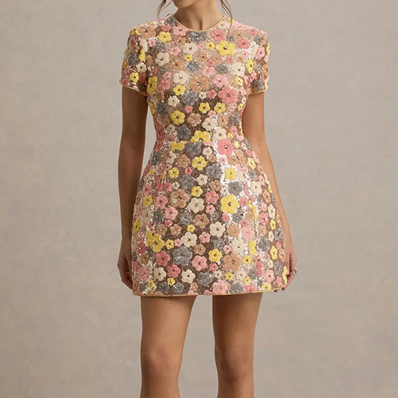 Celine Bloom Slim Fit Dress