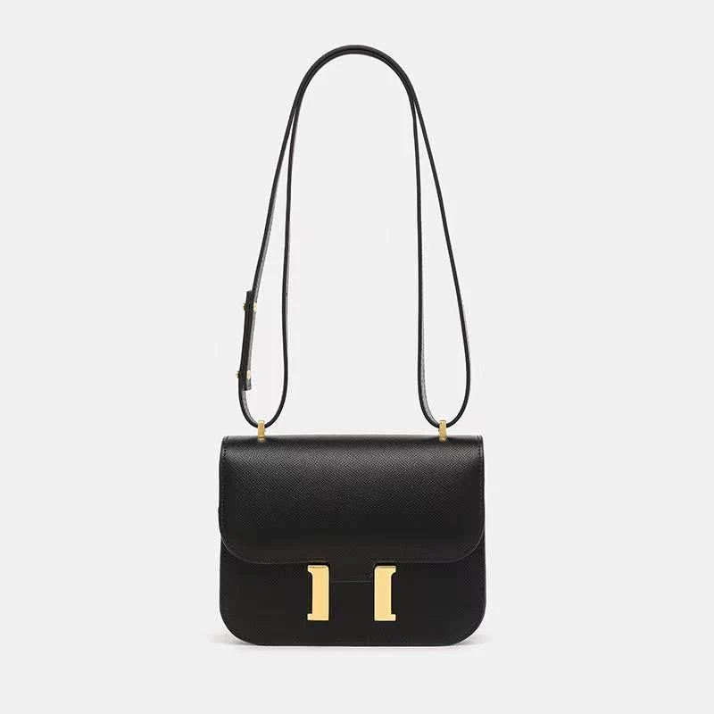 Olivia Polished Buckle Flap Bag