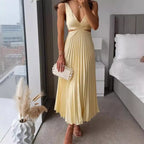 Mia Pleated Maxi Dress