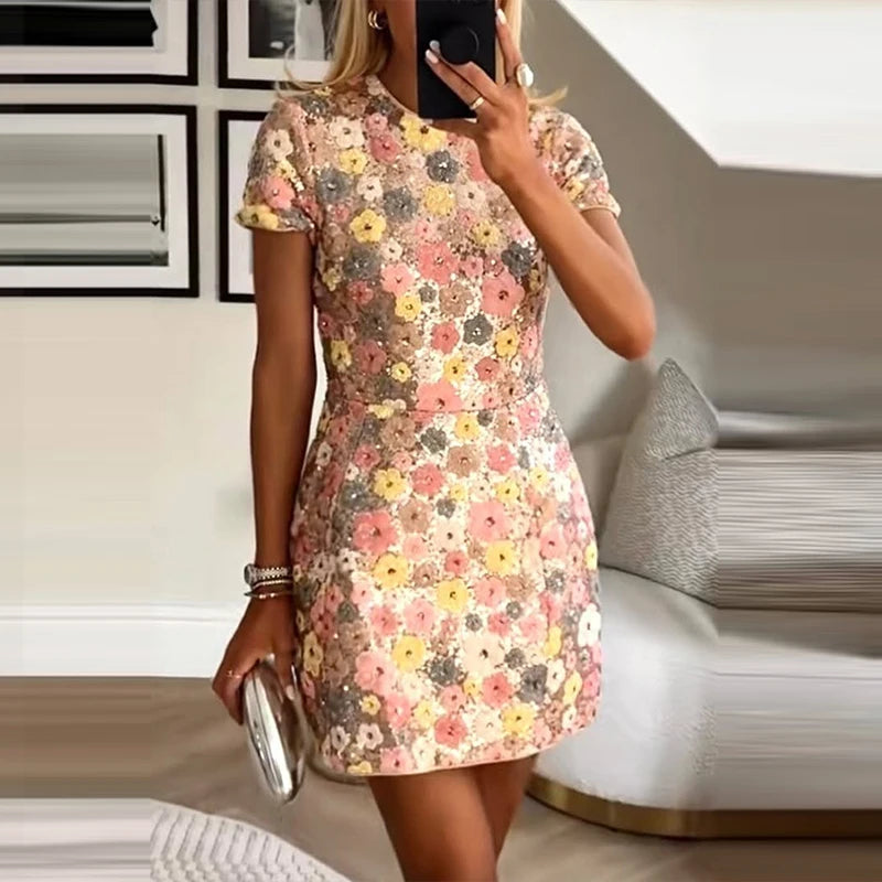 Celine Bloom Slim Fit Dress