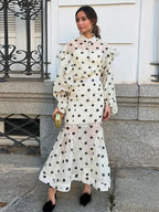 Vivienne Ruffle Dot Skirt Set
