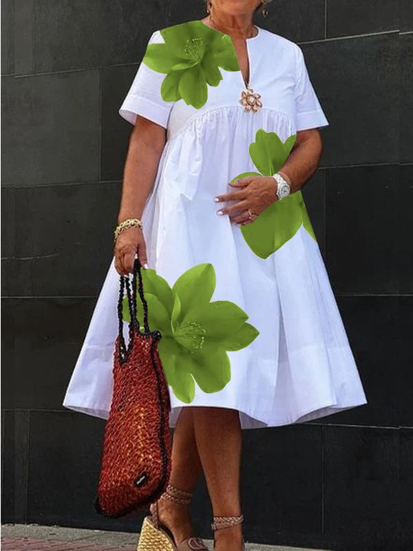 Elora Casual A-Line Midi