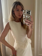 Alessia Tassel Two-Piece Set