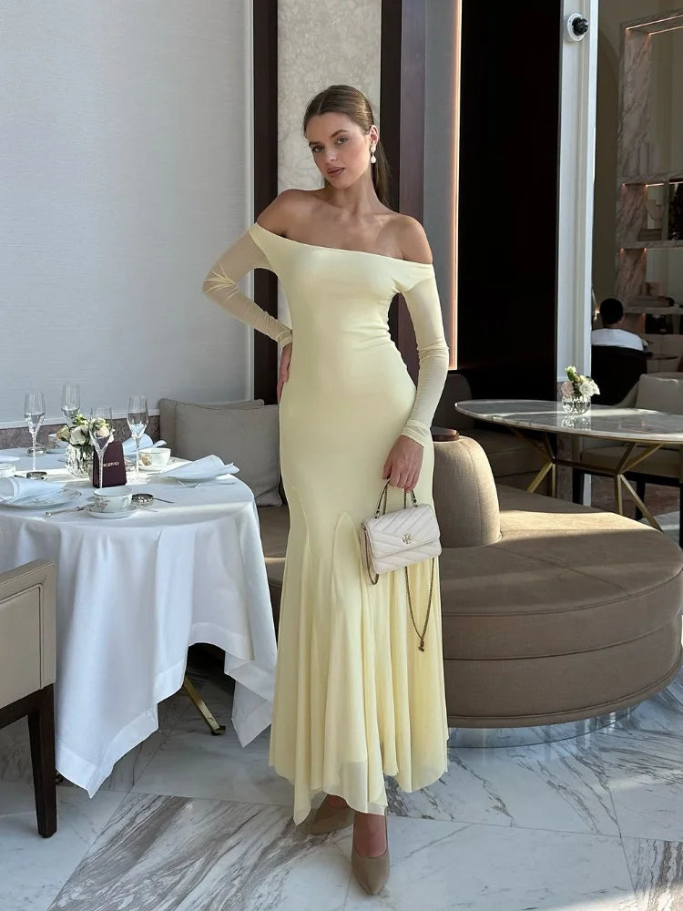 Serena Elegant Backless Maxi Dress
